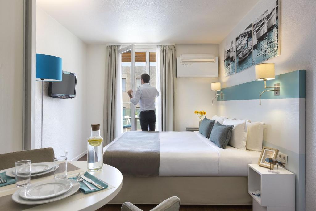 Chambre Appart'hôtel Citadines Castellane